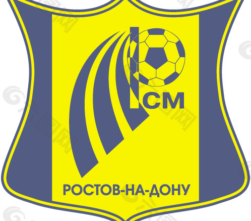 Rostselmash football club logo设计欣赏 罗斯托夫农机制造厂足球俱乐部标志设计欣赏