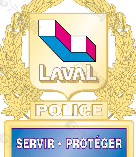 Police Laval 2 logo设计欣赏 警方2拉瓦尔标志设计欣赏