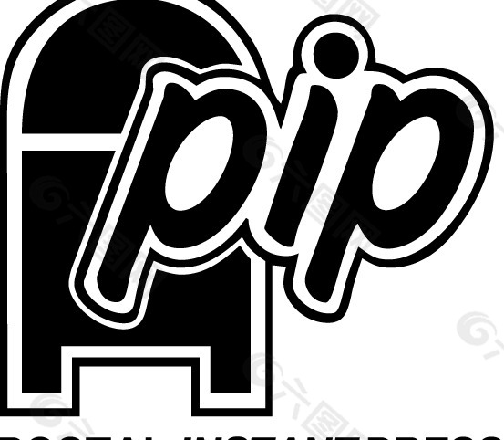 PIP Printing logo设计欣赏 画中画印刷标志设计欣赏