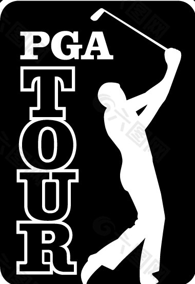 PGA Tour logo设计欣赏 美巡赛标志设计欣赏