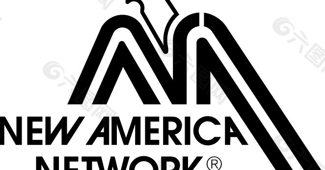 New America Network logo设计欣赏 新美国网络标志设计欣赏