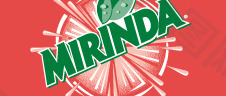 Mirinda Strawberry logo设计欣赏 米林达草莓标志设计欣赏