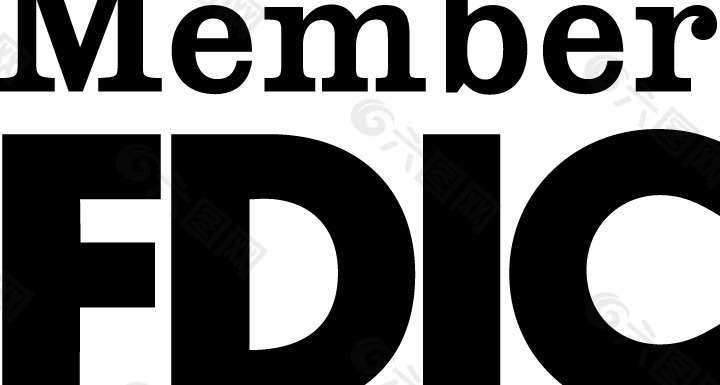 Member FDIC logo设计欣赏 会员联邦存款保险公司标志设计欣赏