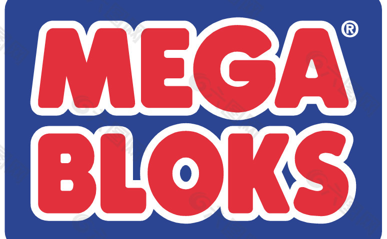 Mega-Blocks logo设计欣赏 超级块标志设计欣赏