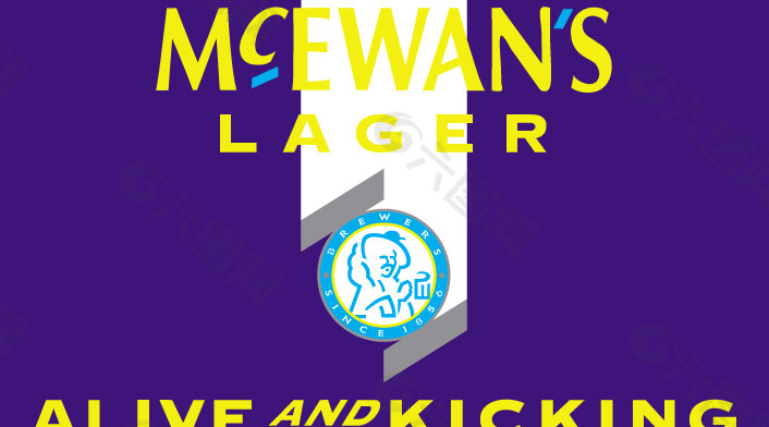 McEwan‘s Lager logo设计欣赏 麦克尤恩的拉格标志设计欣赏