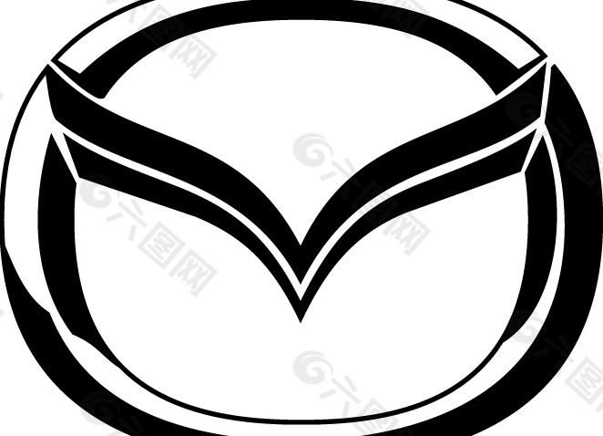 Mazda 2 logo设计欣赏 马自达二标志设计欣赏
