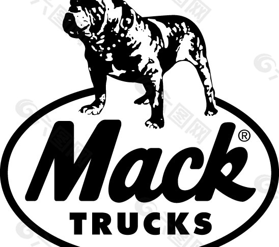 mack trucks logo設計欣賞 麥克卡車標誌設計欣賞