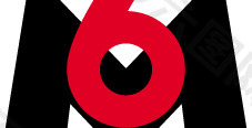 M6 TV logo设计欣赏 M6的电视标志设计欣赏