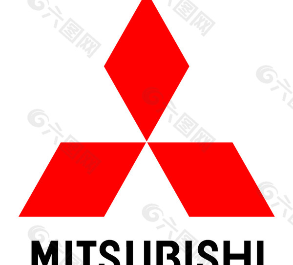 Mitsubishi logo设计欣赏 三菱标志设计欣赏