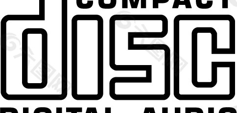 Compact Disc Digital Audio logo设计欣赏 数字音频光盘标志设计欣赏