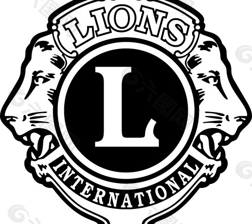 Lions International logo设计欣赏 国际狮子会标志设计欣赏