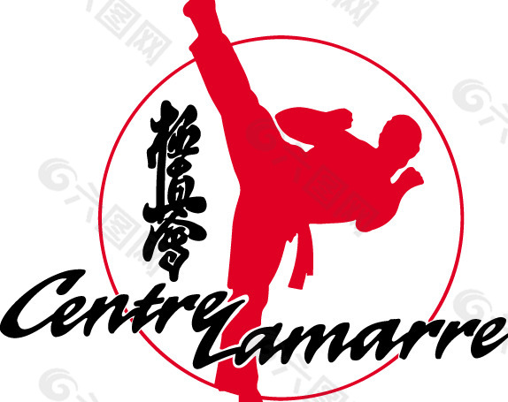 Lamarre centre logo设计欣赏 拉马尔中心标志设计欣赏