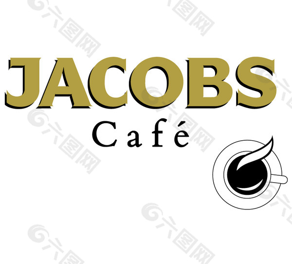 Jacobs Cafe logo设计欣赏 雅各布咖啡标志设计欣赏