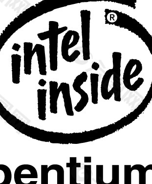 Intel Inside logo设计欣赏 英特尔内部标志设计欣赏