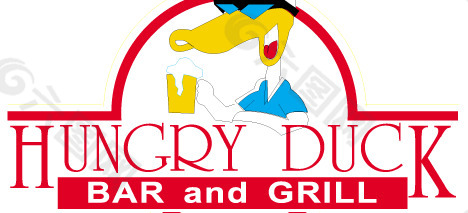 Hungry Duck logo设计欣赏 饿了鸭标志设计欣赏