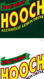 Hooch lemon drink logo设计欣赏 胡奇柠檬饮料标志设计欣赏