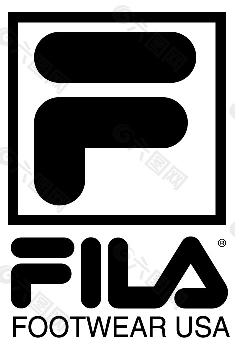 FILA logo设计欣赏 国际摔联标志设计欣赏