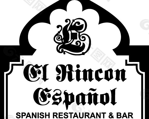 El Rincon Espanol logo设计欣赏 昆内特拉林康西班牙语标志设计欣赏