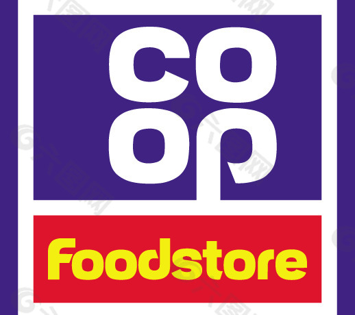 Coop foodstore logo设计欣赏 鸡舍foodstore标志设计欣赏