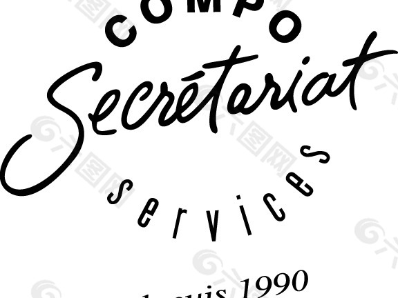 Compo secretariat service logo设计欣赏 康波秘书处服务标志设计欣赏