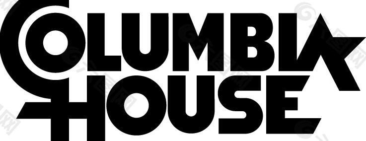 Columbia house logo设计欣赏 哥伦比亚房子标志设计欣赏