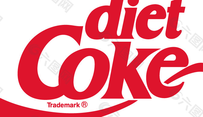 Coke Diet logo设计欣赏 可口可乐饮食标志设计欣赏