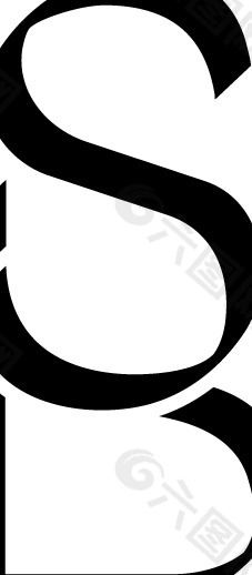 Coiffure SB logo设计欣赏 头饰保安局标志设计欣赏