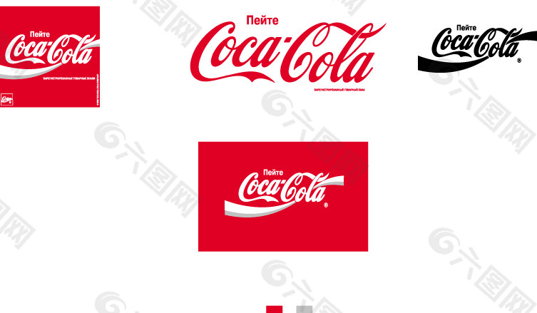 coca-cola 2 logo设计欣赏 可口可乐2标志设计欣赏