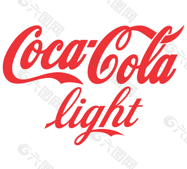 Coca-Cola Light logo设计欣赏 可口可乐光标志设计欣赏