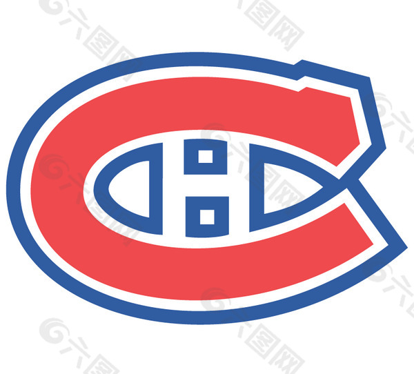 Club de Hockey Canadien logo设计欣赏 俱乐部代曲棍球法裔加拿大人标志设计欣赏