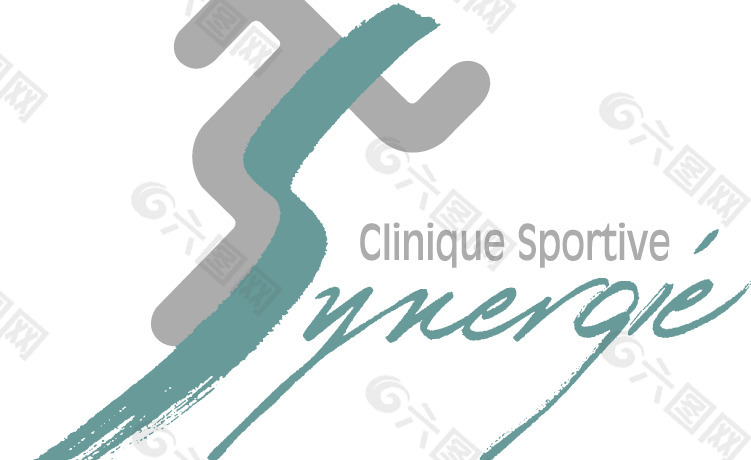 Clinique sportive Synergie logo设计欣赏 倩碧嬉戏Synergie标志设计欣赏