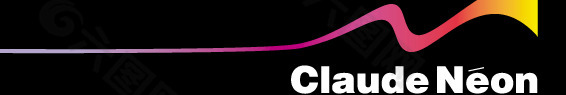 Claude Neon logo设计欣赏 克劳德霓虹灯标志设计欣赏