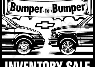 Chevrolet Inventory Sale logo设计欣赏 雪佛兰库存销售标志设计欣赏
