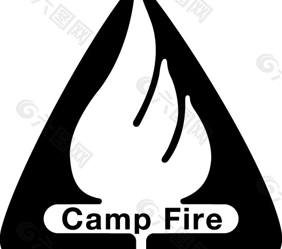 Camp Fire logo设计欣赏 营火标志设计欣赏