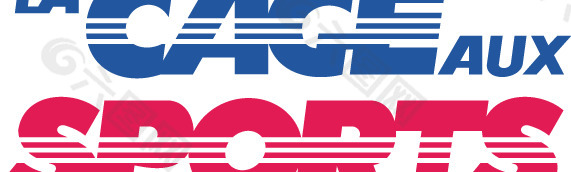 Cage aux Sports logo设计欣赏 笼辅助运动标志设计欣赏