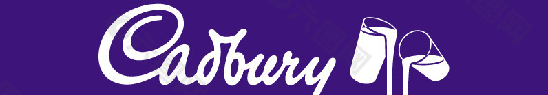 Cadbury 2 logo设计欣赏 吉百利2标志设计欣赏
