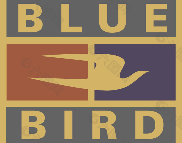 Blue Bird logo设计欣赏 青鸟标志设计欣赏