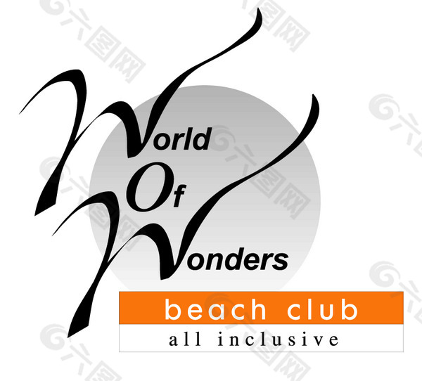 Beach Club logo设计欣赏 海滩俱乐部标志设计欣赏