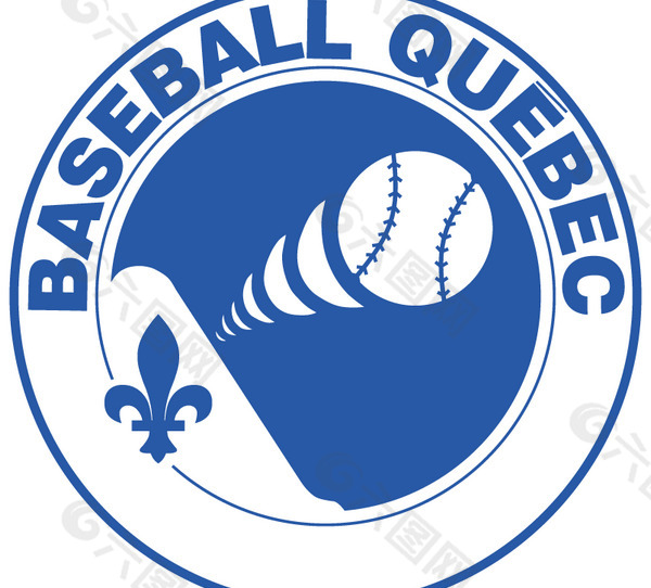 Baseball Quebec logo设计欣赏 棒球魁北克标志设计欣赏