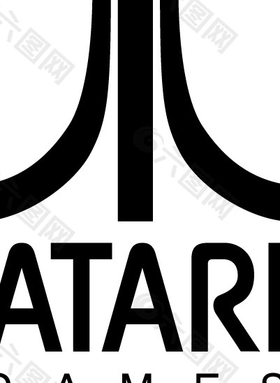 Atari games logo设计欣赏 雅达利游戏标志设计欣赏