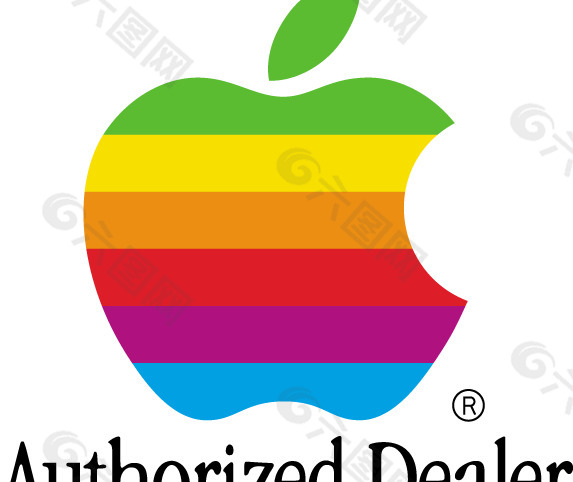 Apple Auth Dealer logo设计欣赏 苹果权威性经销商标志设计欣赏