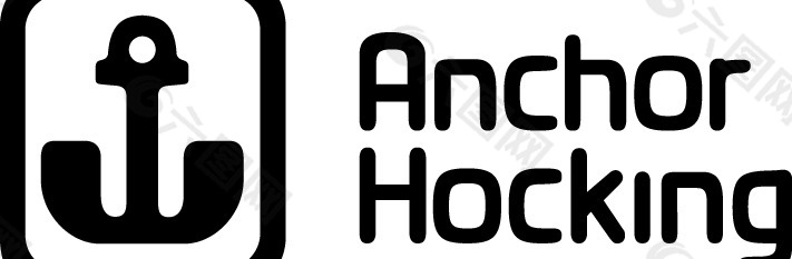 Anchor Hocking logo设计欣赏 锚霍金标志设计欣赏