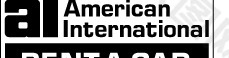 American Int Rent a car logo设计欣赏 美国诠释租汽车标志设计欣赏