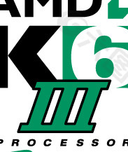 AMD K6 III logo设计欣赏 AMD公司的K6三标志设计欣赏