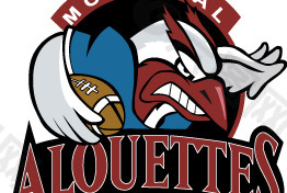 Alouettes de Montreal logo设计欣赏 蒙特利尔Alouettes标志设计欣赏