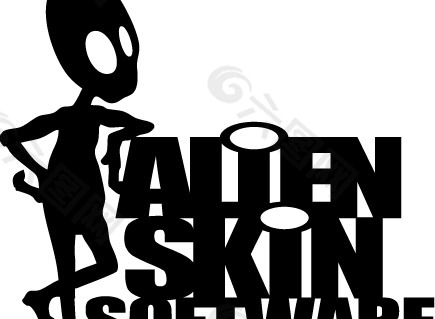 Alien Skin Software logo设计欣赏 外国人皮肤软件标志设计欣赏