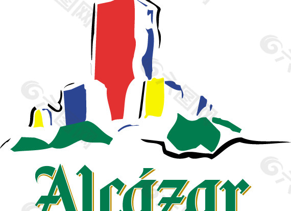 Alcazar logo设计欣赏 阿尔卡萨标志设计欣赏