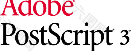 Adobe PostScript 3 logo设计欣赏 Adobe PostScript 3标志设计欣赏