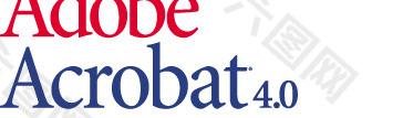 Adobe Acrobat 4 logo设计欣赏 Adobe Acrobat 4标志设计欣赏