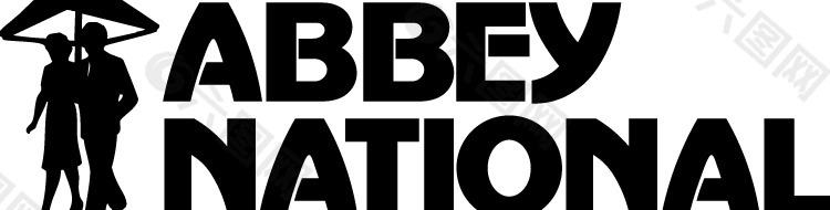 Abbey National logo设计欣赏 阿比国民银行标志设计欣赏